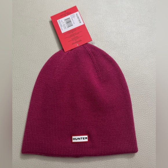 NWT - Hunter Unisex Logo Wool Blended Beanie - Picture 1 of 3
